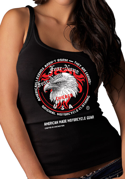 Women's Eagle Head Coin Rider Tank Large