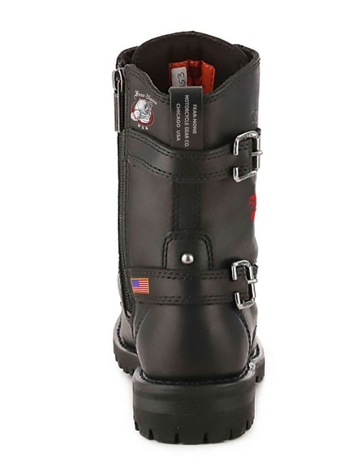 Men's Road Dominator Leather Rider Boot – FEAR-NONE Gear Clothing