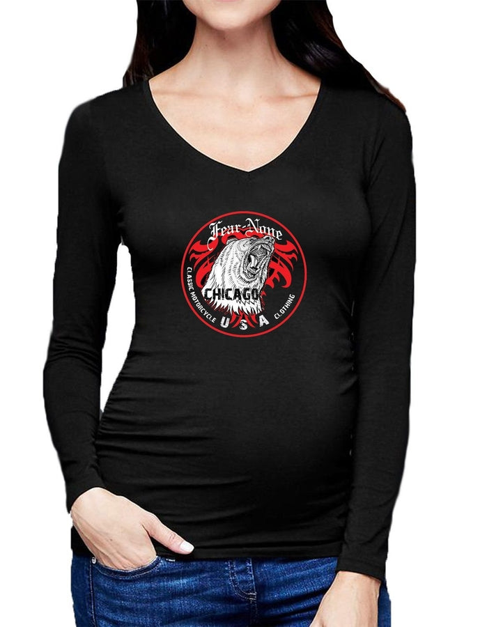 Women's American Legendary Rider V Neck Shirt – FEAR-NONE Gear Clothing